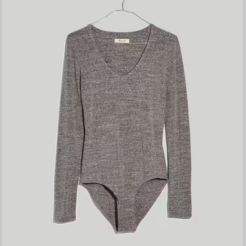 Madewell V-Neck Full-Coverage Bodysuit 4X